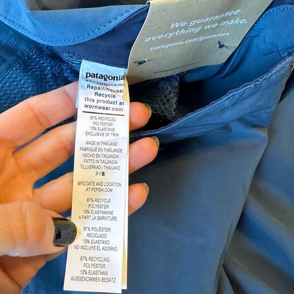 Patagonia Mens Hydropeak Hybrid Walk Shorts Sz 34 - 19" - Picture 5 of 13